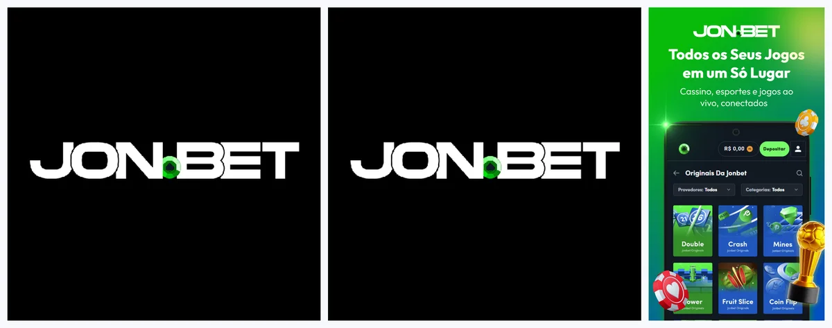 Telas oficiais do aplicativo da Jonbet no Brasil